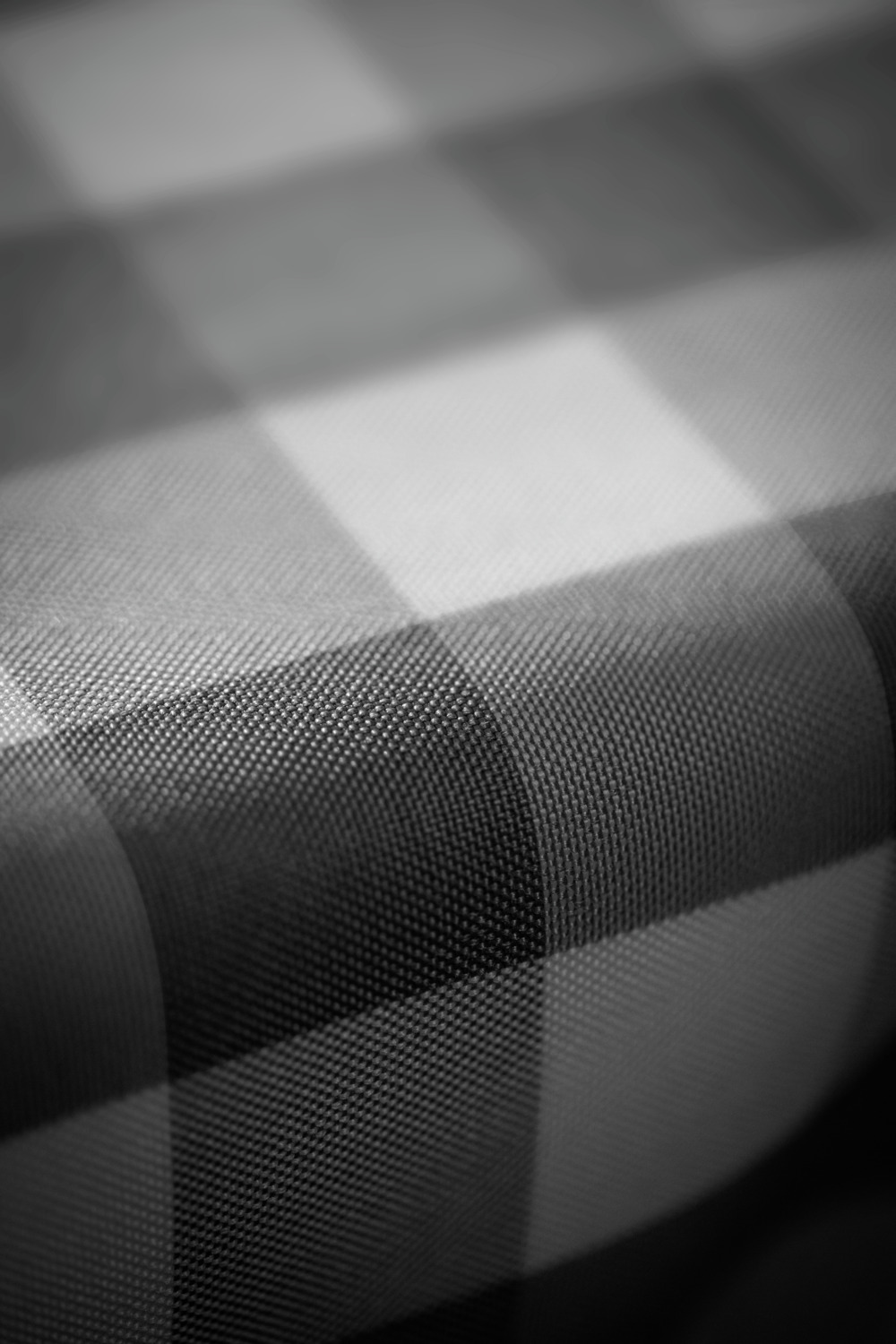 LUSINI Solutions GmbH Countryline Textile Napkins, Grey Check Pattern, 50x50 cm, 100% Polyester, OEKO-TEX Standard 100, Set of 6