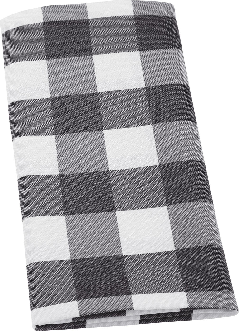 LUSINI Solutions GmbH Countryline Textile Napkins, Grey Check Pattern, 50x50 cm, 100% Polyester, OEKO-TEX Standard 100, Set of 6