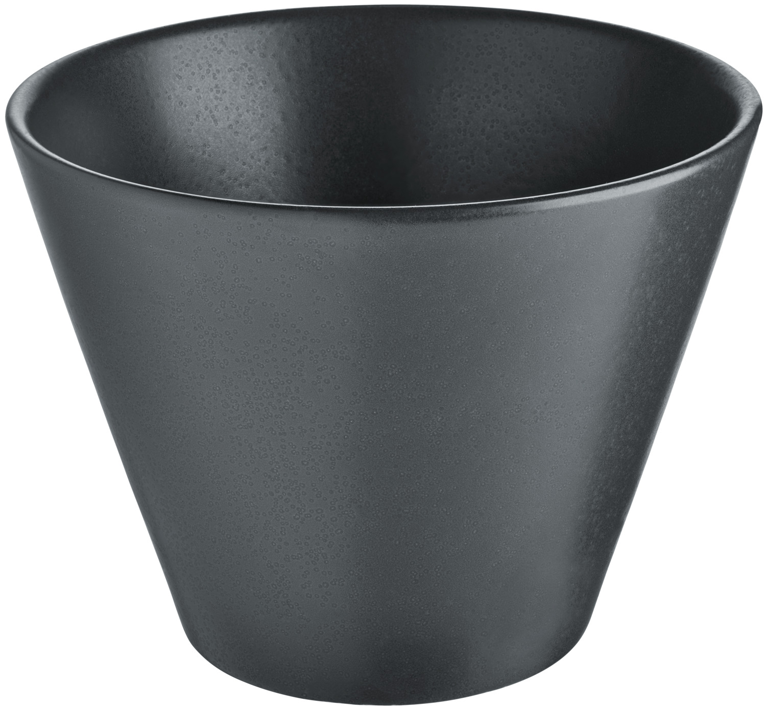 VEGA Masca Round Porcelain Bowl, Black, 400 ml, 11.7 cm Diameter, 8.3 cm Height, Professional Catering Grade, Dishwasher and Microwave Safe