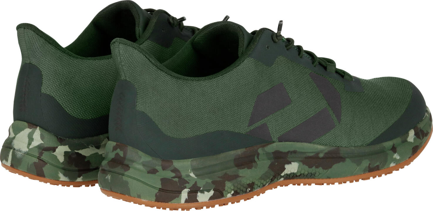 Jobeline Explorer Unisex Work Shoes, O1 Safety Class, Slip Resistant Rubber Sole, Breathable Polyester Mesh, Lightweight Sneakers with Elastic Laces
