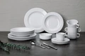PULSIVA LUSINI Solutions GmbH Value pack flat plate Melody 48-piece Vorteilspack Teller flach Melody 48-teilig Value pack flat plate Melody 48-piece; 19.9 cm (Ø); white; round; 48 piece / pack Vorteilspack Teller flach Melody 48-teilig; 19.9 cm (Ø); weiß; rund; 48 Stück / Pack White plate made of porcelain. With elegant relief. Extremely robust. Dishwasher safe and microwaveable. Weißer Teller aus Porzellan. Mit elegantem Relief. Äußerst robust. Spülmaschinenfest und mikrowellengeeignet.