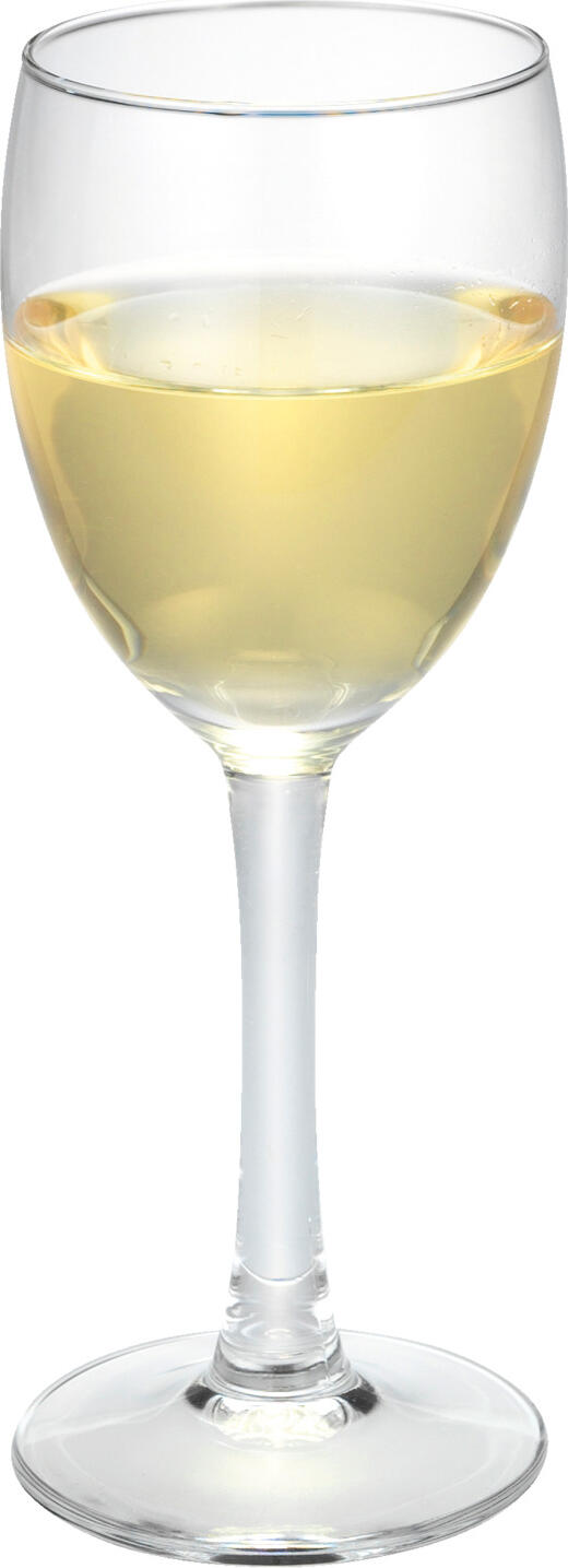 Royal Leerdam Claret White Wine Glass Set of 12, 240 ml Transparent Glass, Dishwasher Safe Heavy Quality
