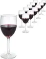 Royal Leerdam Claret White Wine Glass Set of 12, 240 ml Transparent Glass, Dishwasher Safe Heavy Quality