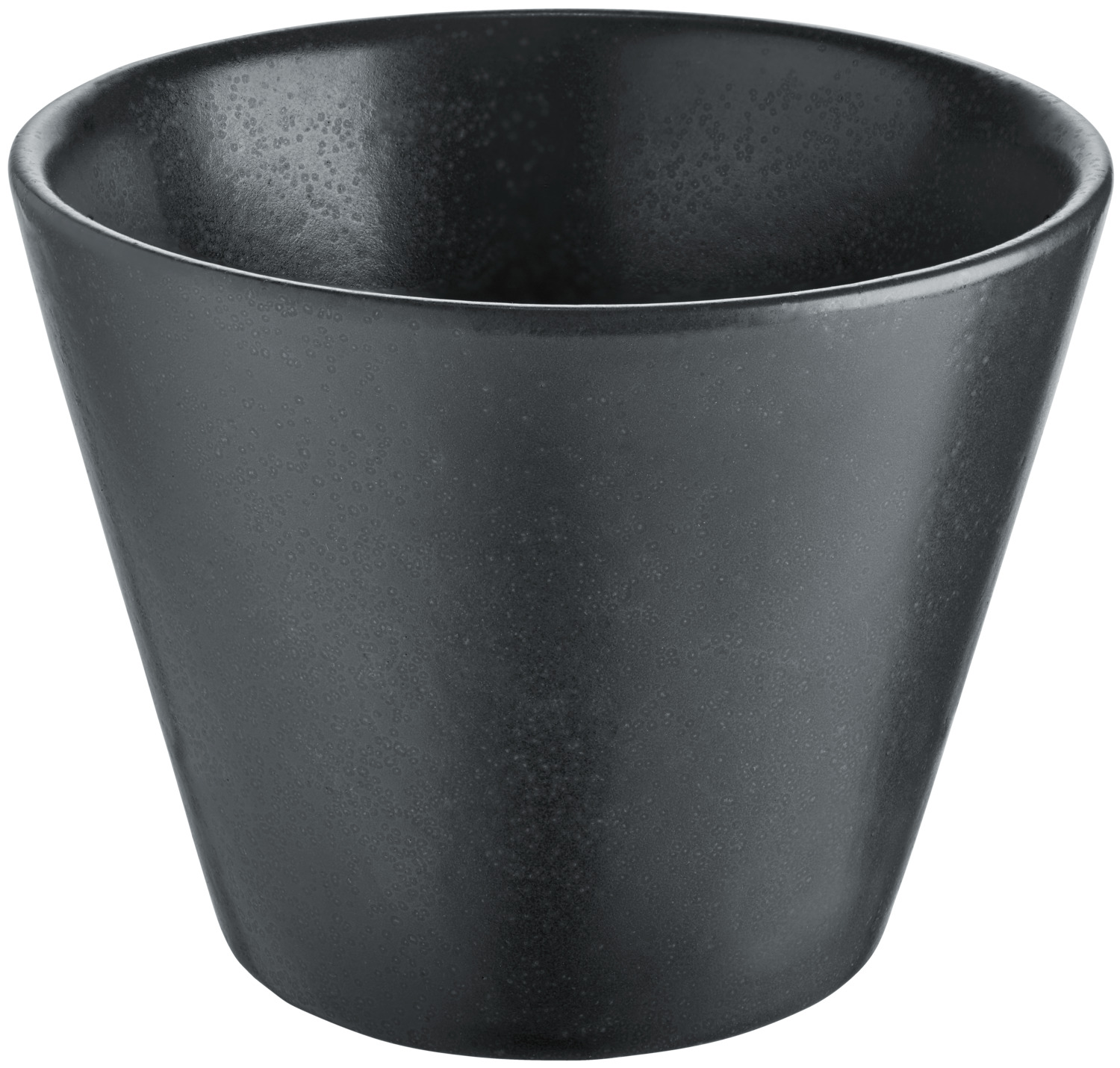 VEGA Masca Round Porcelain Bowl, Black, 230 ml, 9 cm Diameter, Professional Catering Grade, Dishwasher and Microwave Safe