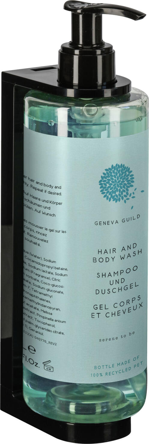 Geneva Guild Set de 18 piese Șampon și Gel de Duș 2-în-1, pH Neutru, Vegan, cu Anason Verde Organic și Roiniță, 380ml