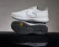 Jobeline Explorer Unisex Work Shoes, O1 Protection Class, Non-slip SR Rubber Sole, Breathable Mesh, Lightweight Service Sneakers, White, EU 37
