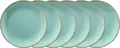 Farfurie rasa de porțelan VEGA Sidina, forma rotunda coupe, diametru 20 cm, culoare turcoaz, rezistenta la masina de spalat vase si cuptor cu microunde, set de 6 piese