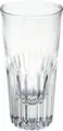 Set de 6 pahare pentru shot Bormioli Rocco Rialto, sticla transparenta, baza cu caneluri, rezistente la spalator de vase, 170 ml, 6.5x11.5 cm