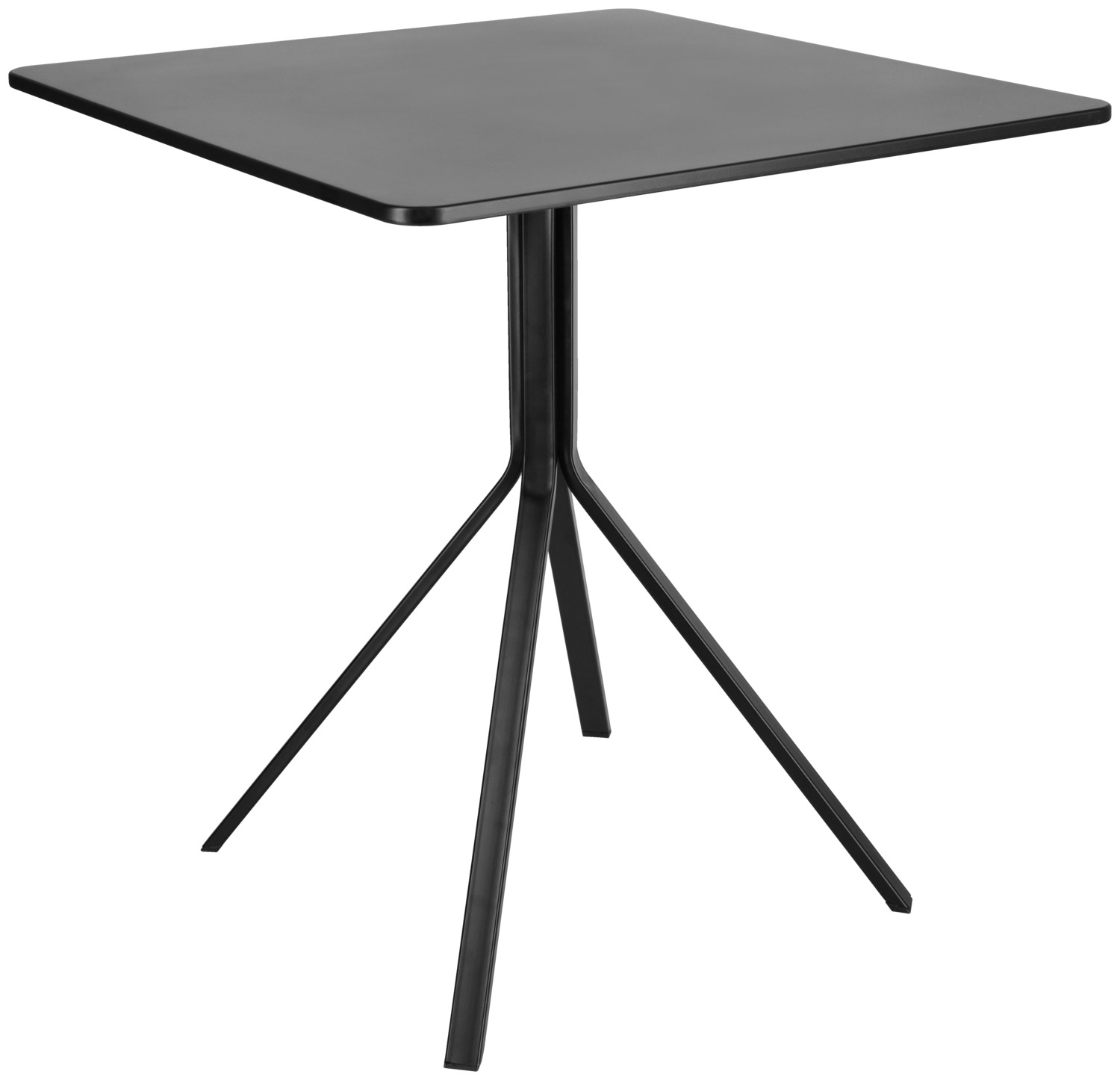 PULSIVA LUSINI Solutions GmbH Table Neya square Tisch Neya quadratisch Table Neya square; 70x70x74.5 cm (LxWxH); black; square Tisch Neya quadratisch; 70x70x74.5 cm (LxBxH); schwarz; quadratisch The square Neya table combines clean lines with easy-care materials and offers a reliable solution for indoor use in restaurants, hotels or lounges. With space for two people, it is ideal for everyday use. Powder-coated steel frame in black (4 legs), table top made of high-quality polypropylene. The four-legged frame ensures stability, while the surface of the table top is particularly easy to clean - a damp cloth is all it takes to keep it hygienically clean. The Neya table therefore fulfils the requirements of everyday professional catering. Thanks to its square shape, the table can be used flexibly: individually as a small restaurant table or in combination with other tables for larger groups. Its simple design enables versatile integration into both modern and classic room concepts. Integrated plastic glides reliably protect sensitive floors from scratches and make it easy to move. It is supplied disassembled for easy transport and storage. Assembly is uncomplicated and quick. Please note: Only suitable for indoor use Advantages & features: * Easy to clean: cleaning with a damp cloth is sufficient * Plastic floor glides to protect the floor * Application: ideal for indoor areas (e.g. café, restaurant, lounge) Der quadratische Tisch Neya kombiniert klare Linien mit pflegeleichten Materialien und bietet eine zuverlässige Lösung für den Innenbereich in Gastronomie, Hotellerie oder Aufenthaltsräumen. Mit Platz für zwei  Personen ist er ideal für den täglichen Betrieb geeignet. Pulverbeschichtetes Stahlgestell in Schwarz (4 Beine), Tischplatte aus hochwertigem Polypropylen. Das vierbeinige Gestell sorgt für stabilen Stand, während die Oberfläche der Tischplatte besonders pflegeleicht ist – ein feuchtes Tuch genügt, um sie hygienisch sauber zu halten. Damit erfüllt der Tisch Neya die Anforderungen des professionellen Gastro-Alltags. Durch seine quadratische Form lässt sich der Tisch flexibel einsetzen: einzeln als kleiner Restauranttisch oder in Kombination mit weiteren Tischen für größere Gruppen. Sein schlichtes Design ermöglicht vielseitige Integration in moderne wie klassische Raumkonzepte. Integrierte Kunsttstoffgleiter schützen empfindliche Böden zuverlässig vor Kratzern und erleichtern das Verschieben. Die Lieferung erfolgt zerlegt und erleichtert so Transport und Lagerung. Der Aufbau ist unkompliziert und schnell erledigt. Bitte beachten: Nur für den Innenbereich geeignet Vorteile & Eigenschaften: * pflegeleicht: Reinigung mit feuchtem Tuch ausreichend * Kunststoff-Bodengleiter zum Schutz des Bodens * Anwendung: ideal für Innenräume (z. B. Café, Restaurant, Lounge)