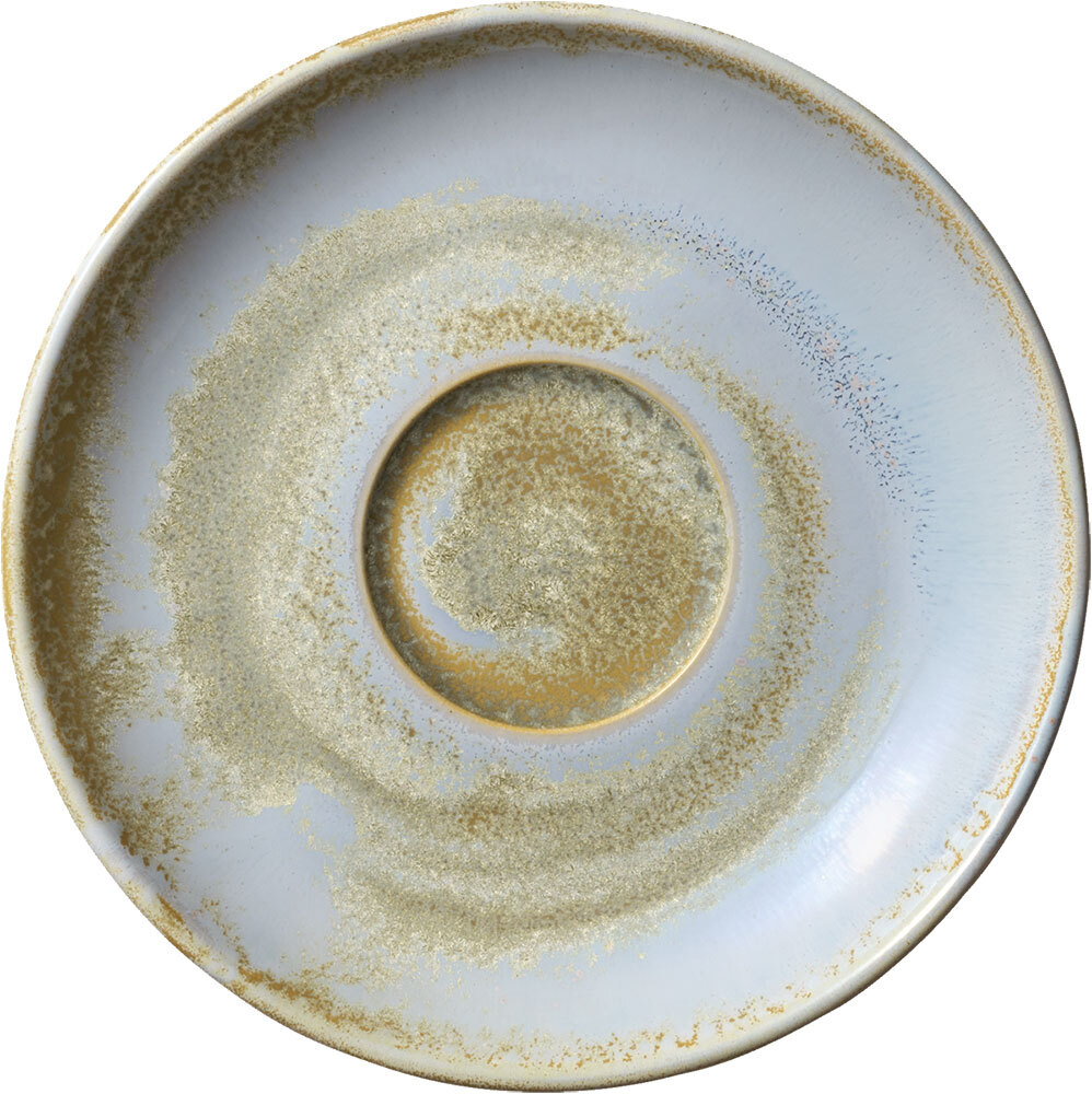 HEART&SOUL BHS tabletop AG Saucer Perfect Match Breeze Untertasse Perfect Match Breeze Saucer Perfect Match Breeze; 14x2.2 cm (ØxH); golden/light-blue/white; round; 6 piece / pack Untertasse Perfect Match Breeze; 14x2.2 cm (ØxH); gold/hellblau/weiß; rund; 6 Stück / Pack This series is made of high-quality porcelain and impresses with its modern yet timeless look. The light green color gives your table a fresh and appealing look. Another highlight is its dishwasher-safe feature, which saves you the hassle of washing up by hand. You can easily clean the bowls in the dishwasher. Diese Serie wird aus hochwertigem Porzellan hergestellt und überzeugen mit ihrer modernen und dennoch zeitlosen Optik. Die hellgrüne Farbe verleiht Ihrem Tisch einen frischen und ansprechenden Look. Ein weiteres Highlight ist ihre spülmaschinengeeignete Eigenschaft, die Ihnen das lästige Abwaschen von Hand erspart. Sie können die Schalen ganz bequem in der Spülmaschine reinigen.