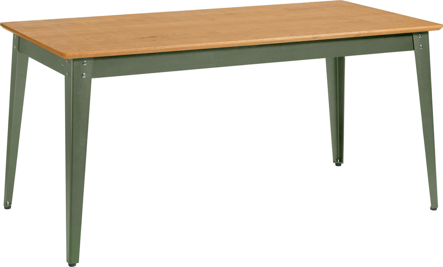 VEGA LUSINI Solutions GmbH Dining table Acerios Esstisch Acerios Dining table Acerios; 160x80x76 cm (LxWxH); Table top wild oak, base olive; rectangular Esstisch Acerios; 160x80x76 cm (LxBxH); Platte wildeiche, Gestell oliv; rechteckig Table made of powder-coated black steel frame and real wood veneered material tops. Equipped with adjustable glides. Easy to clean. Only suitable for indoor use. Please order matching bench of the series Acerios at the same time. Tisch aus pulverbeschichtetem, schwarzem Stahlgestell und echtholzfurnierten Werkstoffplatten als Tischplatte. Mit Verstellgleitern ausgestattet. Pflegeleicht. Nur für den Innenbereich geeignet. Passende Bank der Serie Acerios gleich dazu bestellen. Die Tischplatte ist FSC™-zertifiziert. LUSINI ist davon überzeugt, dass Wälder für unsere Zukunft unverzichtbar sind. Deshalb setzen wir uns für FSC™-zertifizierte Produkte ein (FSC™ N003150). So können wir Ihnen helfen, bessere Kaufentscheidungen zum Wohle unserer Wälder zu treffen. www.fsc.org