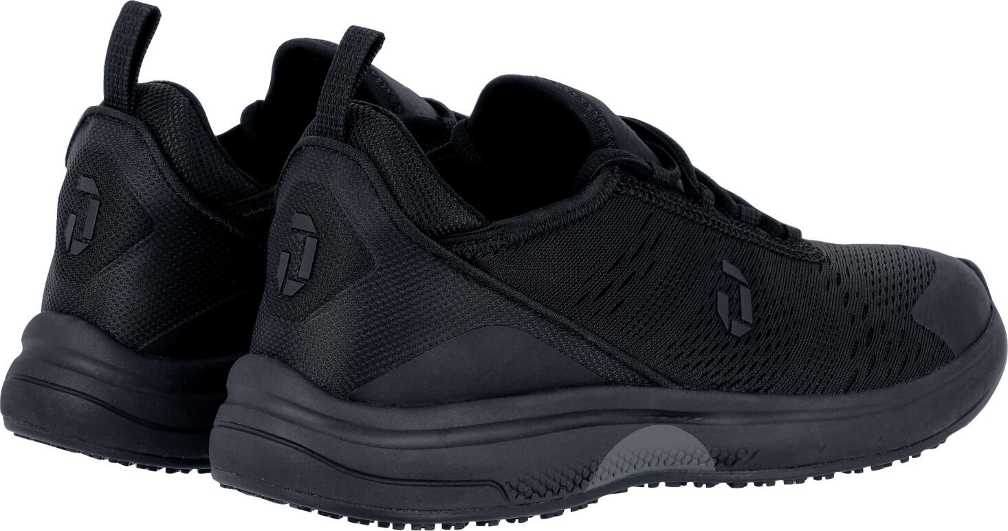 Adidasi de lucru unisex Jobeline Flash O1 SR antiderapanti din plasa respirabila antistatici pentru asistenta si HoReCa, Negru, EU 43