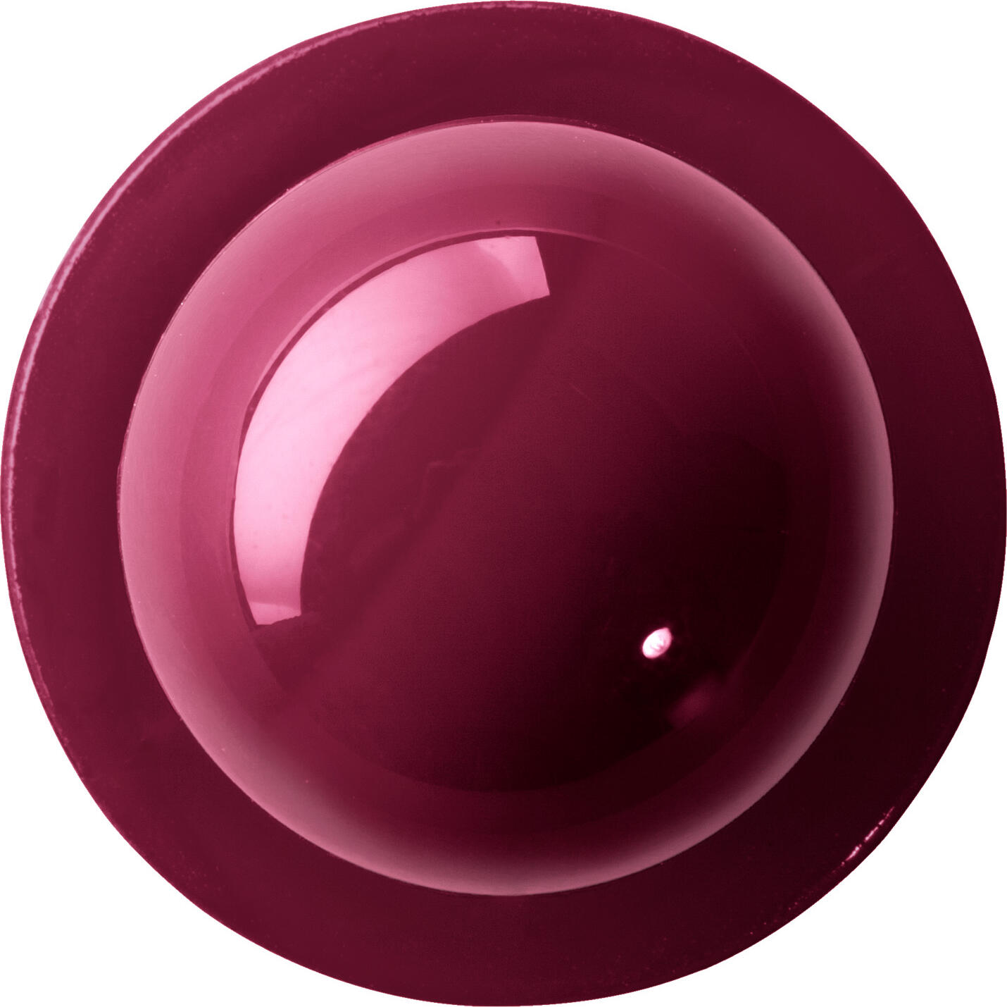 PULSIVA Plain Glossy Bordeaux Ball Buttons for Chef Jackets, 12 piece/pack, Durable Round Smooth Surface Quick-Opening Design