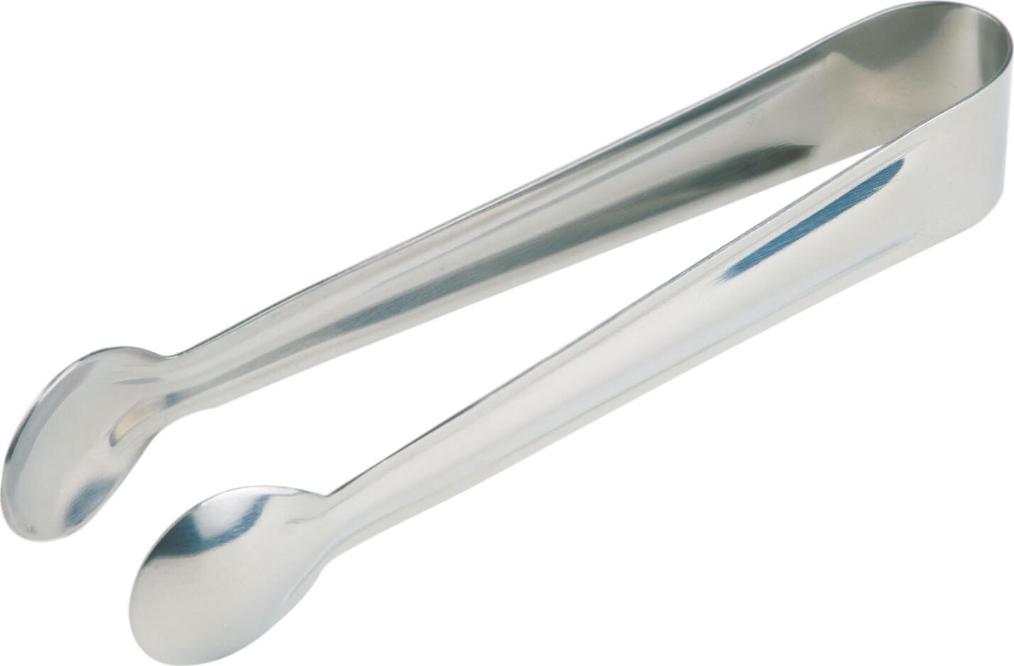 APS Slicing and All-Purpose Tongs 75806, 18/0 Stainless Steel, High-Gloss Polished, Seamless Construction, 16 cm, Silver, for Cold Cuts and Cheese