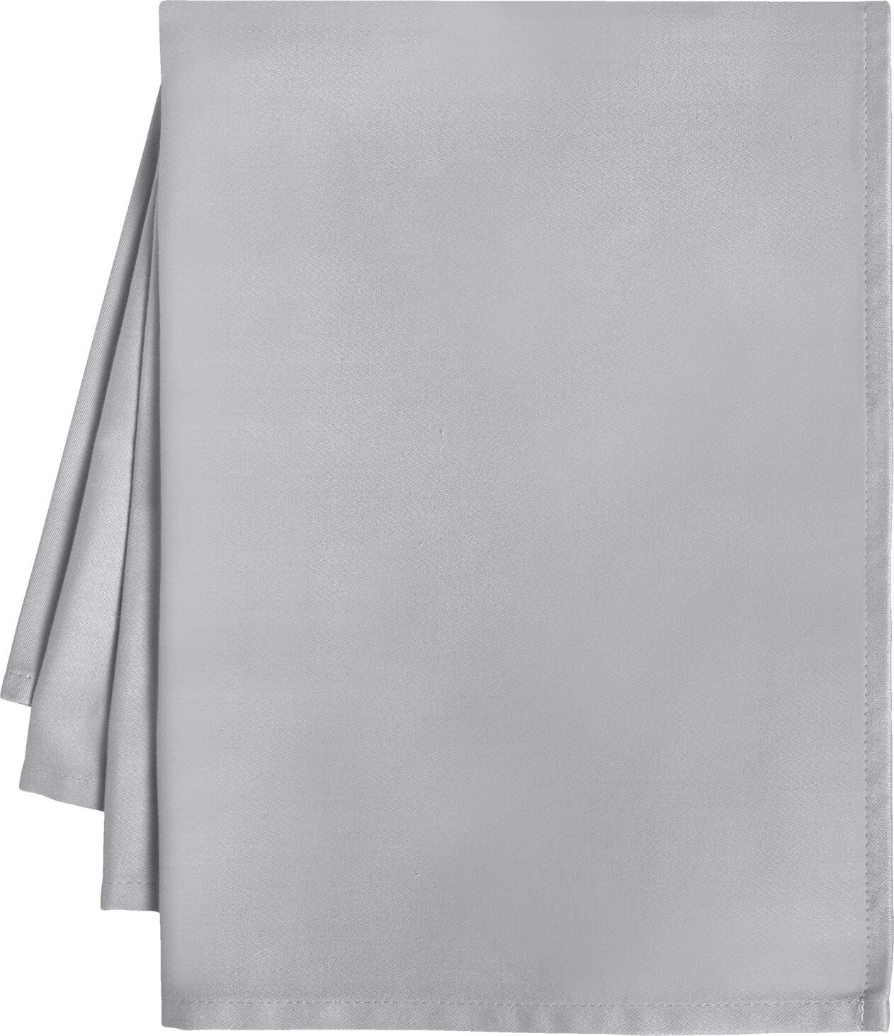 LUSINI Solutions GmbH Vivienne Tablecloth Fabric by the Metre, 320 cm Width, 50% Cotton 50% Polyester Satin Weave, Light-Grey, OEKO-TEX Standard 100