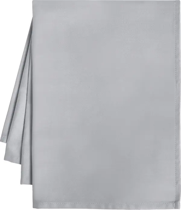 LUSINI Solutions GmbH Vivienne Tablecloth Fabric by the Metre, 320 cm Width, 50% Cotton 50% Polyester Satin Weave, Light-Grey, OEKO-TEX Standard 100