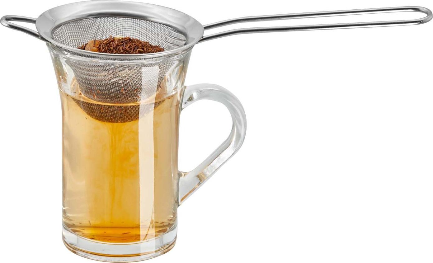 APS Assheuer + Pott Bar Strainer, 18/8 Stainless Steel Cocktail Strainer, 8.5 cm Diameter, 22 cm Total Length, Silver, Professional Grade, Dishwasher Safe