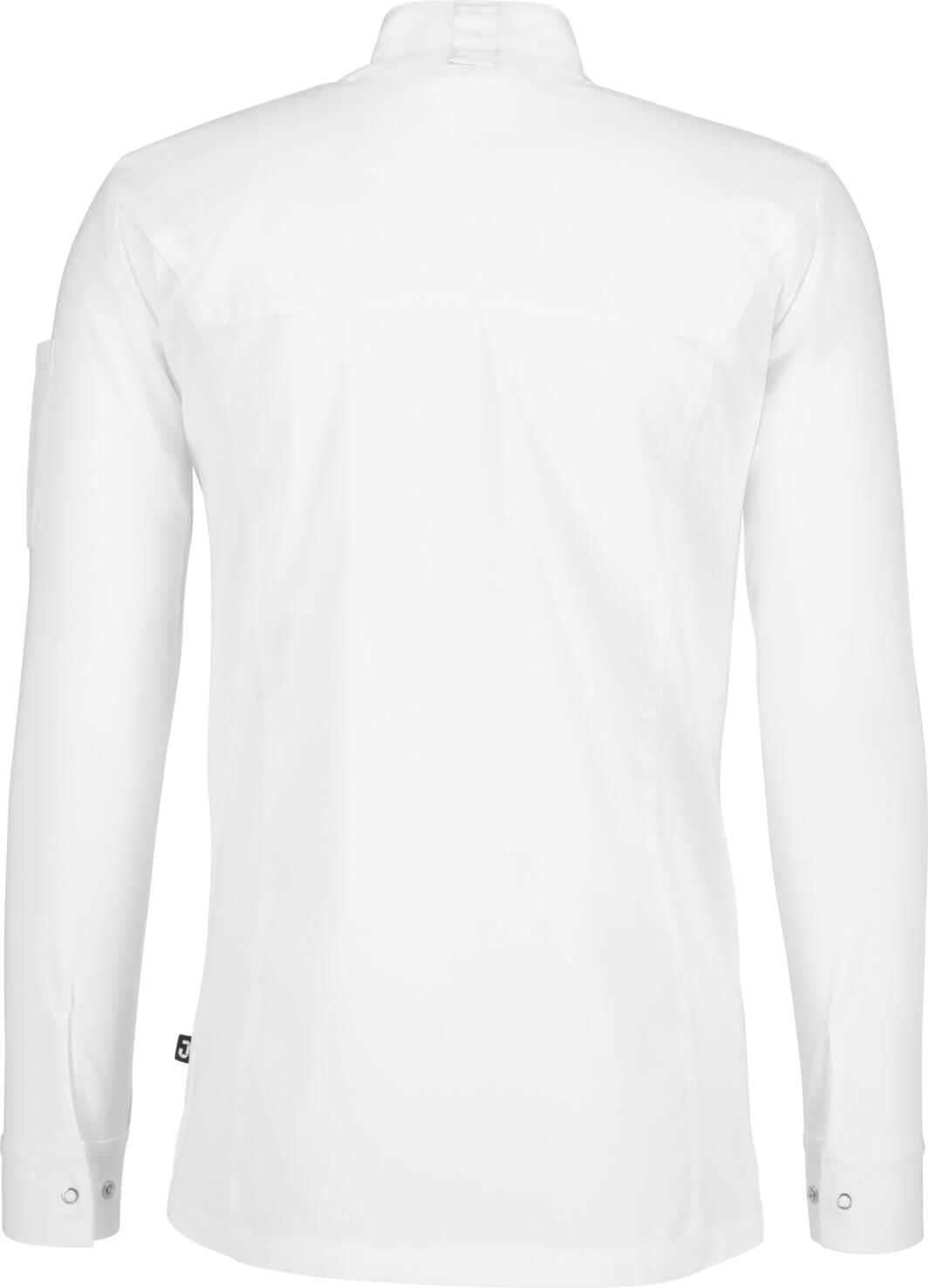 Jobeline Phoenix Men's Chef Jacket, Long-Sleeved, 65% Polyester 35% Cotton, Breathable Lightweight Fabric, Regular Fit, White, Size 46