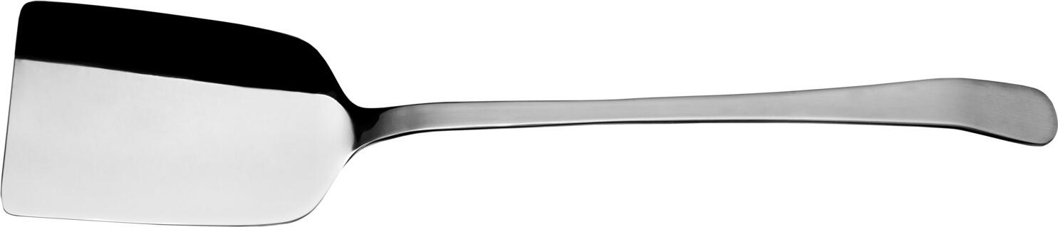 Picard & Wielpütz Cassio Spatula, 31 cm, 18/10 Chrome-Nickel Stainless Steel, Rustproof, Matt Polished Curved Handle, Dishwasher Safe, Silver