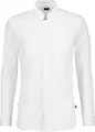 JOBELINE LUSINI Solutions GmbH Men's chef's jacket Phoenix long-sleeved Herren Kochjacke Phoenix Langarm Men's chef's jacket Phoenix long-sleeved; Size 54; white Herren Kochjacke Phoenix Langarm; Kleidergröße 54; weiß 65 % polyester, 35 % cotton. 150 g/m². 60 °C wash. Elegant men's chef jacket made of extra-lightweight, breathable fabric. With a small wing collar, inner breast pocket, concealed button tape and a 2-part upper arm pocket. With a practical bib apron loop in the neck. The side panels and entire sleeves are made of an elastic piqué material, which is extremely breathable and ensures a very comfortable fit. The sleeves feature fully elastic, classic shirt cuffs with button and sleeve vent. Slightly tailored cut. Back length: 79 cm for size 50. 65 % Polyester, 35 % Baumwolle. 150 g/m². 60°-Wäsche Elegante Herrenkochjacke aus einem extraleichten und atmungsaktiven Gewebe. Mit kleinem Stehkragen, innenliegender Brusttasche, verdeckter Druckknopfleiste, sowie einer zweigeteilten Oberarmtasche. Mit einer praktischen Latzschürzenschlaufe im Nacken. Die Seitenteile sowie die gesamten Ärmel bestehen aus einem atmungsaktiven und elastischen Piqué Material, das für eine äußerst bequeme Passform und Atmungsaktivität sorgt. Den Ärmelabschluss bildet eine ebenfalls vollelastische, klassische Hemdenmanschette mit Druckknopf und Ärmelschlitz. Leicht tailliert geschnitten. Rückenlänge: 79 cm in Gr. 50
