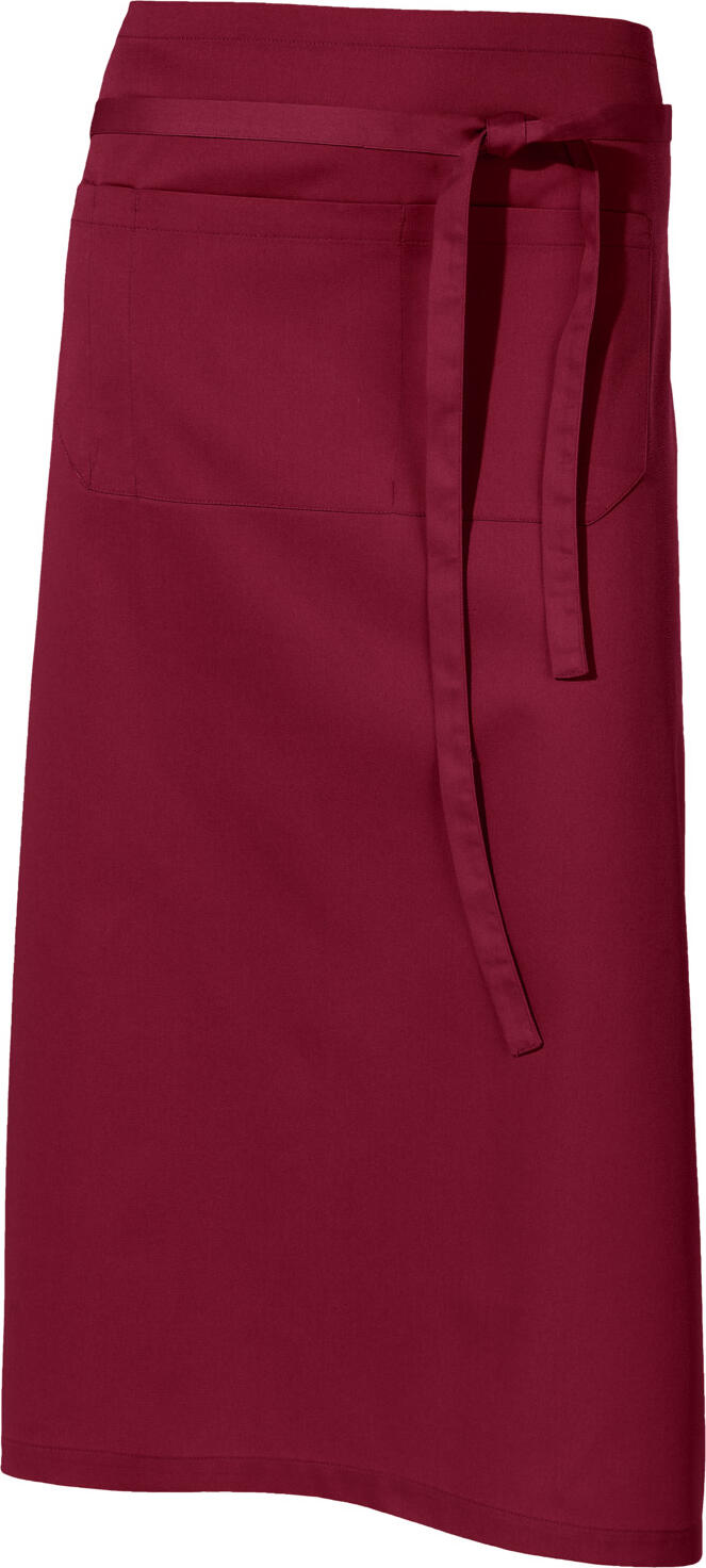 Scurt Scurt Jobeline Nando, 85x100 cm, Amestec Poliester-Bumbac, Bordeaux, cu Buzunare Frontale si pentru Stilouri, Certificat OEKO-TEX