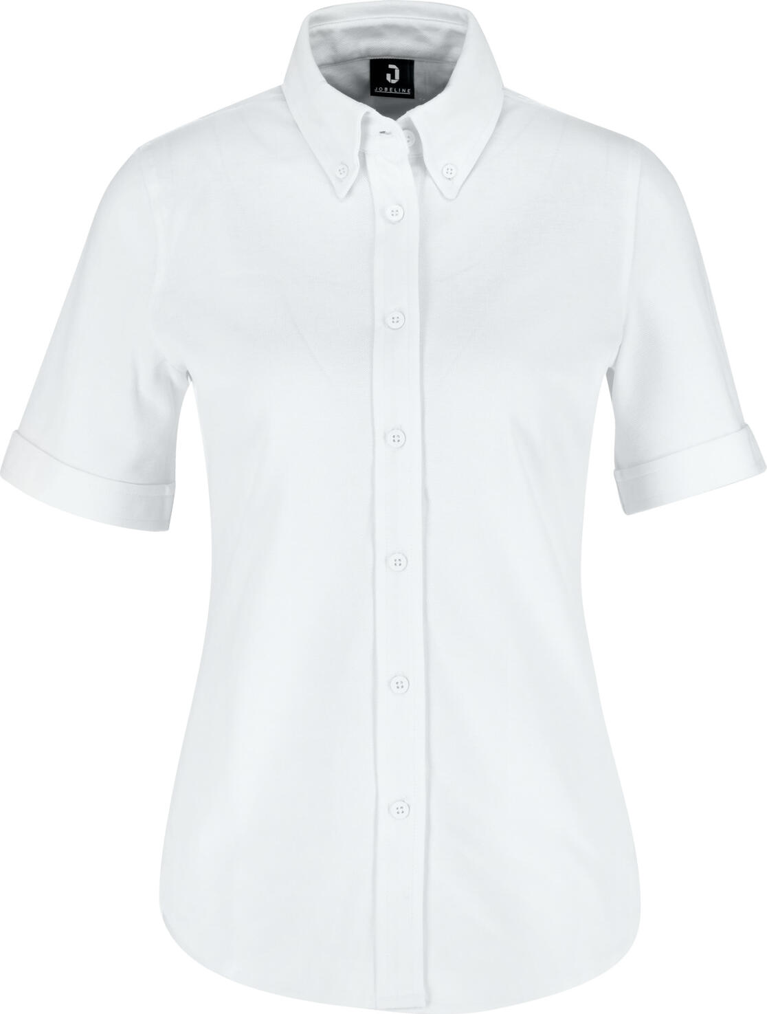 Женская блуза Jobeline из ткани пике с коротким рукавом, 95% хлопок 5% эластан, Regular Fit, OEKO-TEX Standard 100, рабочая одежда для сферы сервиса, 20.0390625