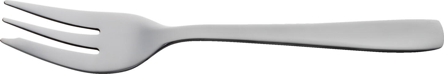 Pulsiva Granda Cake Fork Set of 12, 18/0 Chrome-Stainless Steel, Mirror Polished, Rustproof, 15 cm, Silver