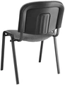 PULSIVA LUSINI Stavio ISO Conference Chair Set of 2, Grey, Stackable Polyurethane Foam Seat, Powder-Coated Steel Frame, 54x42x79.5 cm, Max Load 160 kg