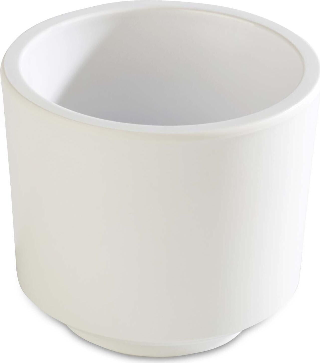 Bol din Melamină APS Asia Plus, 130ml pentru Sosuri și Dipuri, Culoare Crem, Formă Rotundă cu Exterior Texturat, Stivuibil pentru Gastronomie, 7.5x6.5 cm