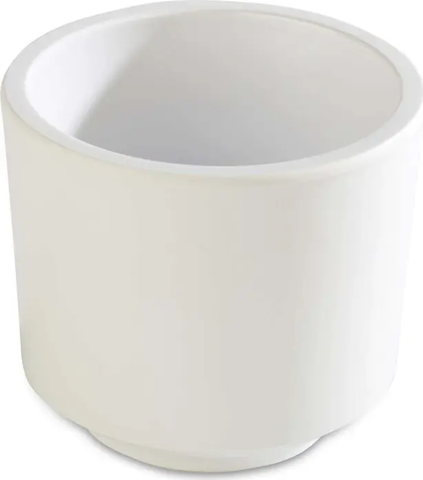 Bol din Melamină APS Asia Plus, 130ml pentru Sosuri și Dipuri, Culoare Crem, Formă Rotundă cu Exterior Texturat, Stivuibil pentru Gastronomie, 7.5x6.5 cm