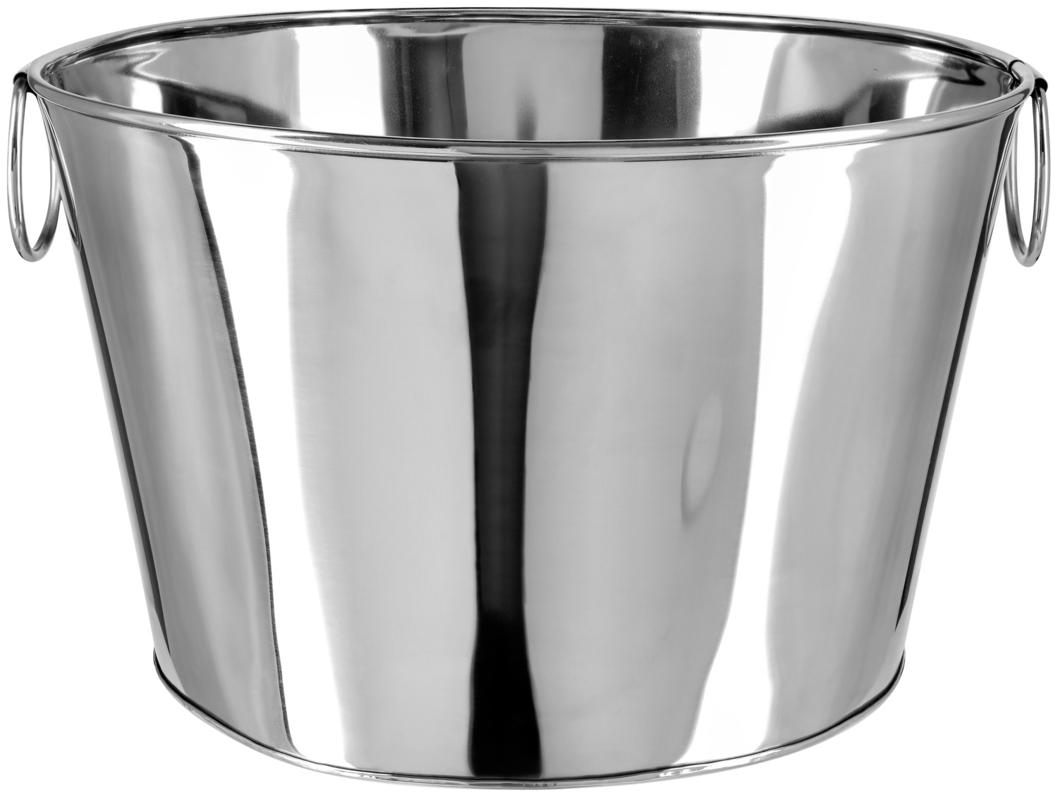 VEGA LUSINI Solutions GmbH Beverage cooler Abbi Wein- & Sektkühler Abbi Beverage cooler Abbi; 25.5 l, 40x25.5 cm (ØxH); silver Wein- & Sektkühler Abbi; 25.5 l, 40x25.5 cm (ØxH); silber Stainless steel beverage tub that can be filled with ice to keep drinks cool. Getränkewanne aus Edelstahl, zum Kühlen von Getränken durch Befüllen mit Eis.