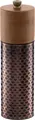 VEGA Koba Pepper Mill, Hammered Antique Copper Body, Real Wood, Carbon Steel Grinder, 5.5x19.4 cm
