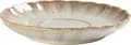 Vega Flora Espresso Saucers, Set of 6, Color: Rose/Beige Porcelain, Round Flower Design, 12.5x2.1 cm, Dishwasher and Microwave Safe