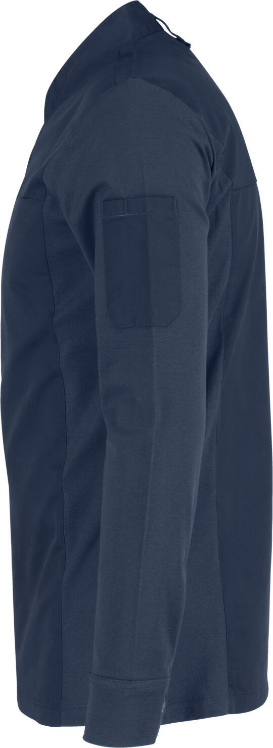 Поварской китель Jobeline Phoenix мужской с длинным рукавом, 65% полиэстер 35% хлопок, 150 г/м², воротник-стойка, кнопки, сертификат OEKO-TEX