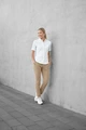 Jobeline Women's Chino Trousers 36.064453125 Regular Fit Stretch Cotton Blended Fabric 260 g/m² Nursing and Service Clothing