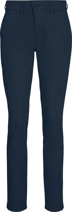Pantaloni Chino Jobeline pentru femei, croiala Regular Fit, croiala dreapta uscata, 97% bumbac 3% spandex, 260 g/m², cu buzunar pentru pix si elastic
