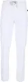 Pantaloni Barbati Jobeline Pesaro, Amestec Lyocell Tencel si Poliester, Material Elastic Respirabil, Talie Elastica cu Scurt, Croiala Regular, Alb
