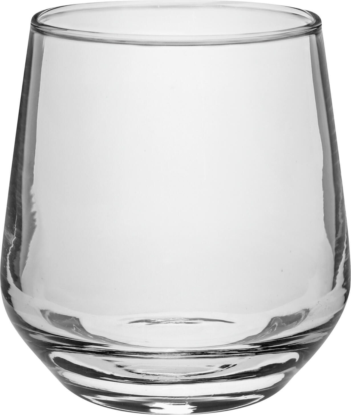 Set de 24 piese Pahare Mini pentru Desert LAV Lyon, 95ml Sticla Transparenta pentru Deserturi si Finger Food, Rezistente la Masina de Spalat, 4.6x6.1 cm