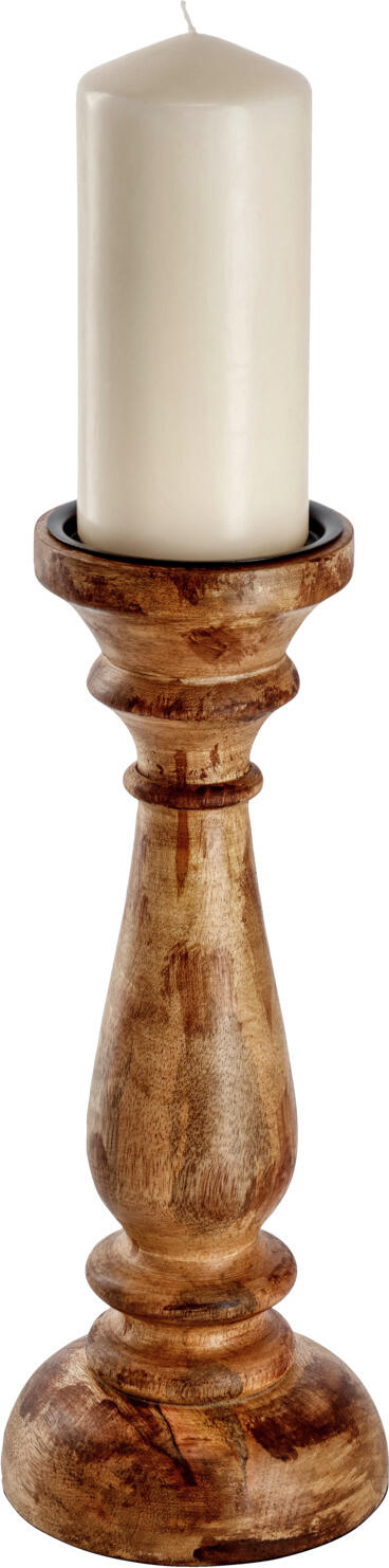 unknown LUSINI Solutions GmbH Pillar candle holder Maris Stumpenkerzenhalter Maris Pillar candle holder Maris; 12x30 cm (ØxH); brown Stumpenkerzenhalter Maris; 12x30 cm (ØxH); braun Natural wood pillar candle holder. Each piece is unique. Stumpenkerzenhalter aus naturbelassenem Holz. Jedes Stück ein Unikat.