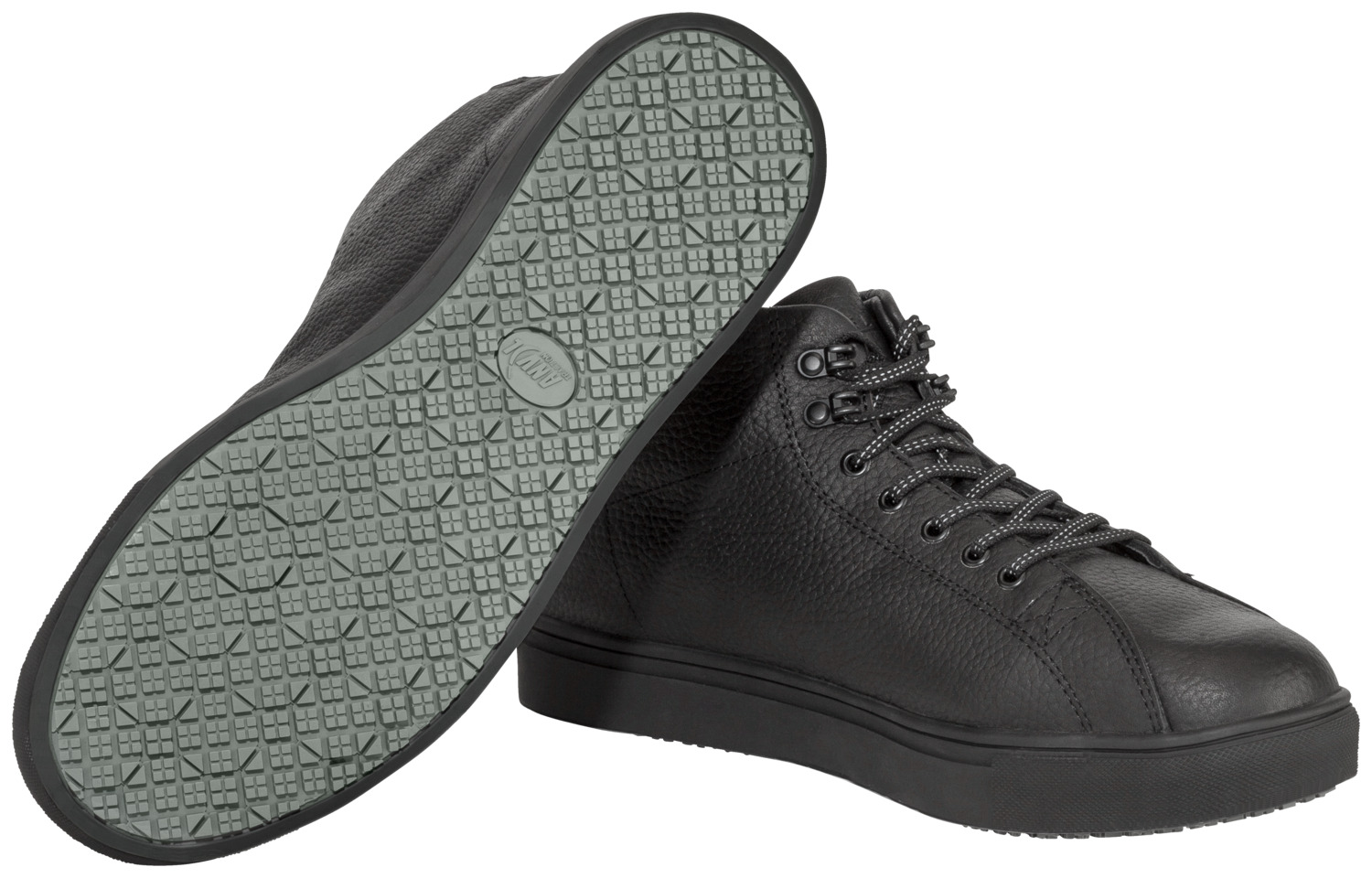 Încălțăminte de lucru din piele Jobeline Hunter, Nivel de siguranță O2, Rezistență la alunecare SRC, Branț OrthoLite, Impermeabile, Negru, EU 43, Set de 5 piese