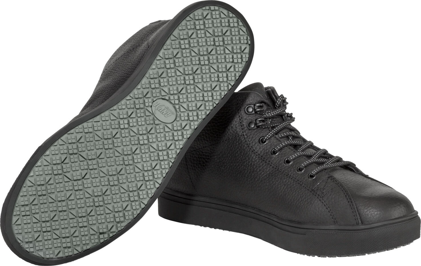Jobeline Hunter Work Shoes, O2 Safety Level, Leather Upper, SRC Slip Resistant, OrthoLite Footbed, Water-Repellent, Black, EU 47, Set of 5 Pieces