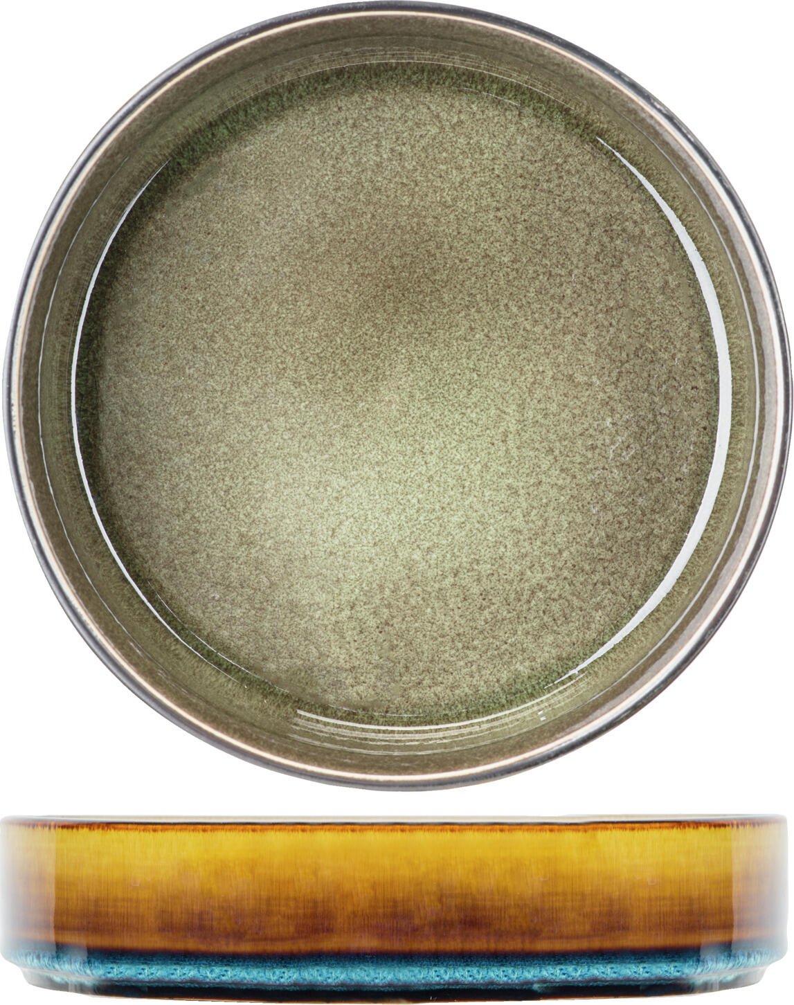 Cosy & Trendy Billiet-Vanlaere NV Soup plate Quintana Suppenteller Quintana Soup plate Quintana; 1000 ml, 19.5x5.2 cm (ØxH); green; round; 3 piece / pack Suppenteller Quintana; 1000 ml, 19.5x5.2 cm (ØxH); grün; rund; 3 Stück / Pack Colored plate made of porcelain. Dishwasher safe and microwaveable. Farbiger Teller aus Porzellan. Spülmaschinenfest und mikrowellengeeignet. Handmade Produkte, die in Ihrer Farbe (sowohl innen als auch außen) von hell zu dunkel abweichen können. Bläuliche Färbungen auf der braunen Außenseite können auftreten. Bitte beachten Sie: Diese Produkte haben eine verglaste Oberschicht, die bei extremen Temperaturen (z.B. im Backofen, auf der Herdplatte oder in der Tiefkühltruhe) unsichtbare Schäden erleiden kann. Einmal beschädigt, kann Wasser eindringen und bei erneuter Hitze oder Kälte sichtbare Schäden verursachen. Dies nennt man Thermoschock.