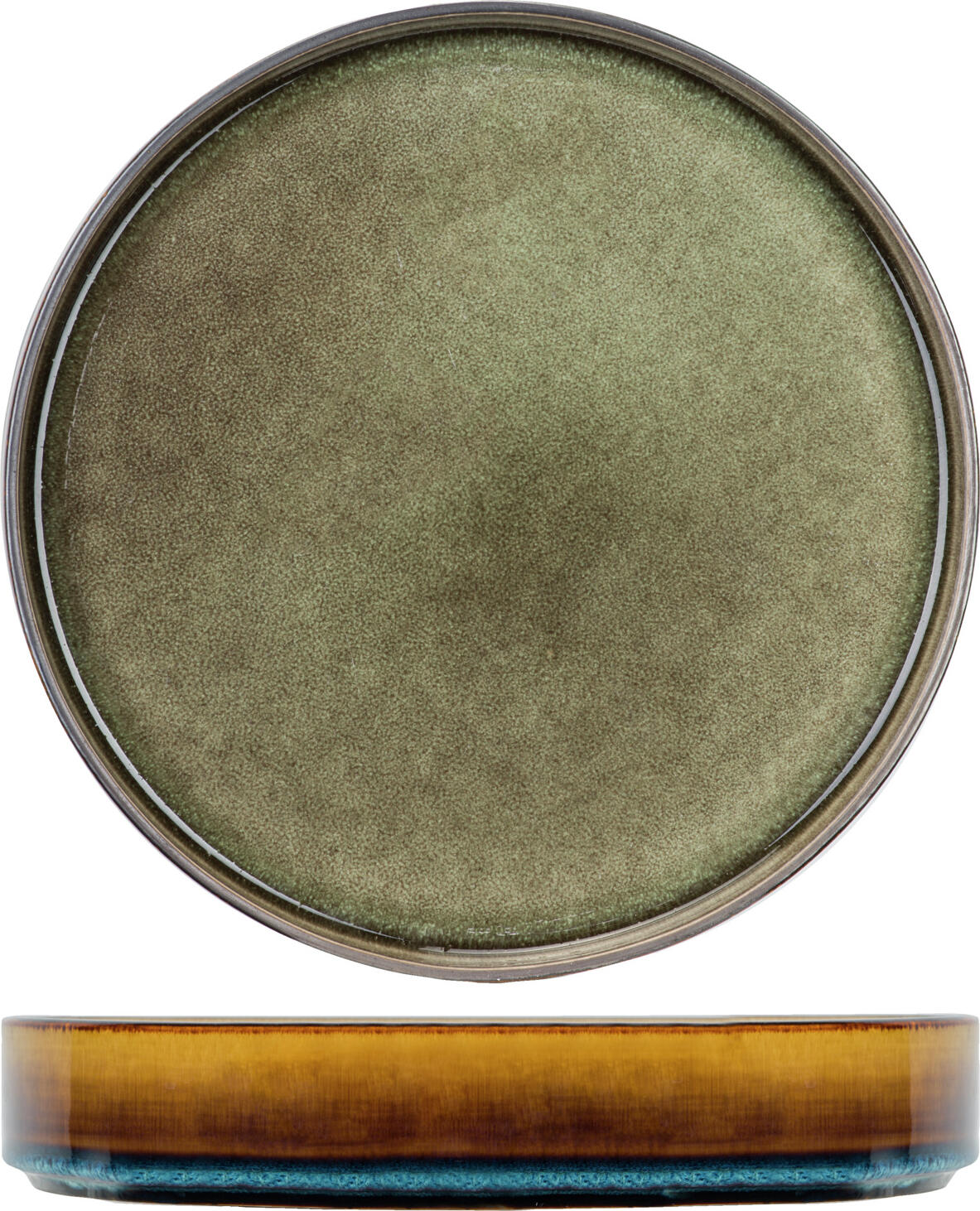 Cosy & Trendy Billiet-Vanlaere NV Soup plate Quintana Suppenteller Quintana Soup plate Quintana; 1230 ml, 23x4.3 cm (ØxH); green; round; 3 piece / pack Suppenteller Quintana; 1230 ml, 23x4.3 cm (ØxH); grün; rund; 3 Stück / Pack Colored plate made of porcelain. Dishwasher safe and microwaveable. Farbiger Teller aus Porzellan. Spülmaschinenfest und mikrowellengeeignet. Handmade Produkte, die in Ihrer Farbe (sowohl innen als auch außen) von hell zu dunkel abweichen können. Bläuliche Färbungen auf der braunen Außenseite können auftreten. Bitte beachten Sie: Diese Produkte haben eine verglaste Oberschicht, die bei extremen Temperaturen (z.B. im Backofen, auf der Herdplatte oder in der Tiefkühltruhe) unsichtbare Schäden erleiden kann. Einmal beschädigt, kann Wasser eindringen und bei erneuter Hitze oder Kälte sichtbare Schäden verursachen. Dies nennt man Thermoschock.