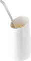 APS Casual Dressing Pot, 1000 ml Melamine Sauce Container, White, Stackable with Non-slip Feet, Dishwasher Safe, 12 x 21.5 cm