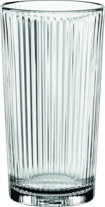 Set de 12 piese Pahare Long Drink Spiegelau Apero, 395ml Sticla de Cristal, Design Riat, Transparent, Rezistente la Lavabila