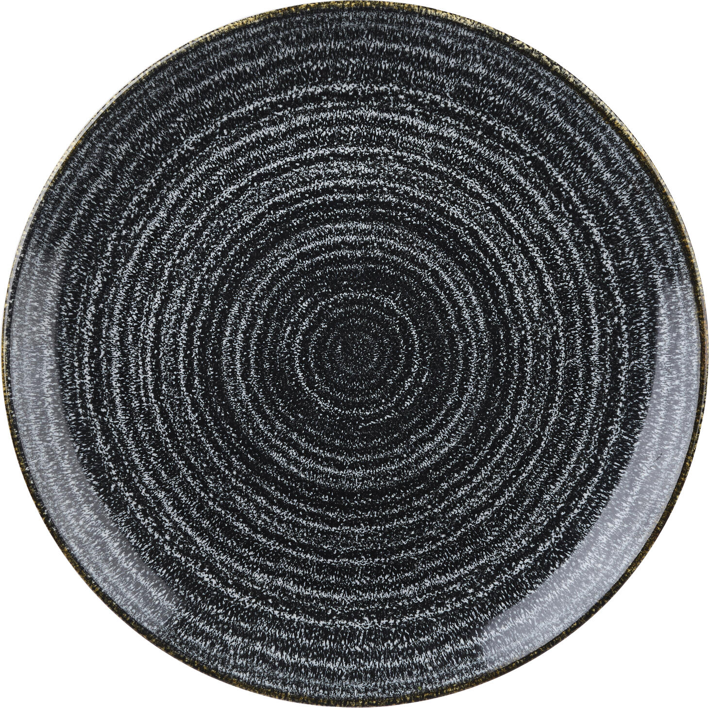 Набор из 12 тарелок Churchill Studio Prints Homespun, фарфор Charcoal Black, 21.7 см, супервитрифицированное покрытие Eco-glaze, для ПММ и СВЧ