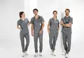 JOBELINE LUSINI Solutions GmbH Men's trousers Pesaro Herrenhose Pesaro Men's trousers Pesaro; Size M; grey Herrenhose Pesaro; Kleidergröße M; grau 69 % Lyocell (Tencel™), 31 % PES. 205 g/m². 60 °C wash. Modern men's trousers made of skin-friendly and breathable Tencel™ polyester fabric. Slightly cooling on the skin and particularly comfortable to wear thanks to stretch content. With fully elastic waistband and ties to tie. Pants with 2 side pockets, 2 inside cargo pockets on the leg including a built-in cell phone pocket. 2 back pockets with zipper. Casual cut with trouser leg tapering to the bottom. Inside leg length: 75 cm for size M. 69 % Lyocell (Tencel™), 31 % PES. 205 g/m². 60°-Wäsche. Moderne Herrenhose aus hautfreundlichem und atmungsaktiven Tencel-Polyester-Gewebe. Leicht kühlend auf der Haut und besonders angenehm zu tragen dank Stretchanteil. Mit vollelastischem Hosenbund und Bändern zum Binden. Hose mit 2 seitlichen Eingriffstaschen, 2 innen liegenden Cargotaschen auf dem Bein inkl. einer eingearbeiteten Handytasche. 2 Gesäßtaschen mit Reißverschluss. Legerer Schnitt mit nach unten zulaufendem Hosenbein. Innenbeinlänge: 75 cm in Gr. M