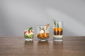 Pahare pentru desert LAV Sydney, 205 ml Sticla Transparenta pentru Bufet si Finger Food, Rezistente la Masina de Spalat Vase, Set de 12 piese