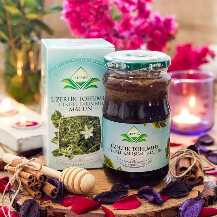 Themra Harmala Seed Herbal Mixture Paste, Anti-inflammatory and Digestive Support, 420g Glass Jar