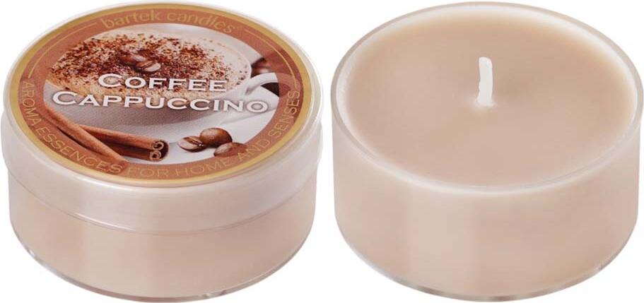 Bartek Candles Piccolo Coffee and Spices Scented Paraffin Candle BAR0837, 40g, 5.5cm Diameter, Compact Room Aromatizer with Lid